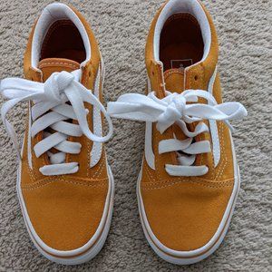 Size 13 Kid Yellow Suede Low-top Vans